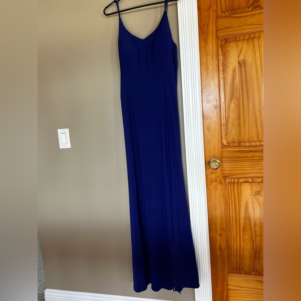 Morgan & Co Navy Prom Dress size 15